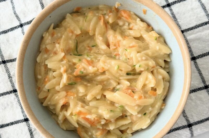 Creamy Ricotta Veggie Orzo