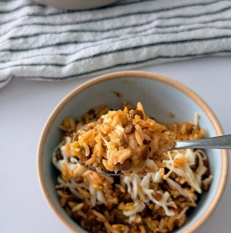 One-Pot Lentil & Veggie Rice | Easy Toddler Dinner