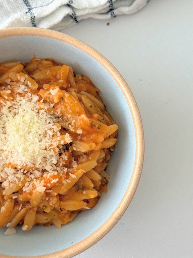 One-Pot Hidden Veggie Pizza Orzo