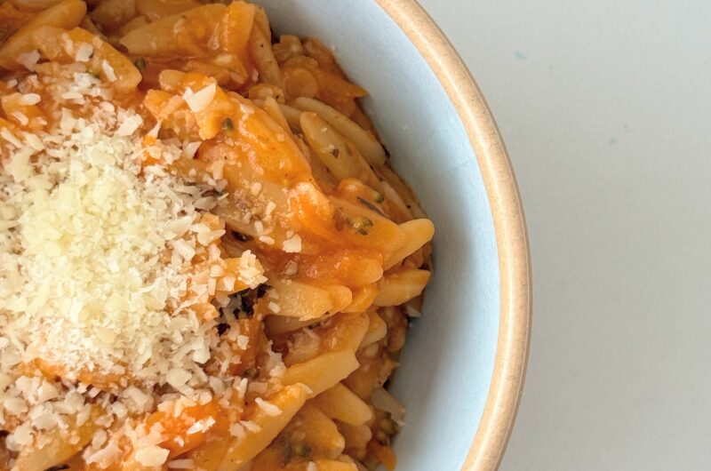 One-Pot Hidden Veggie Pizza Orzo