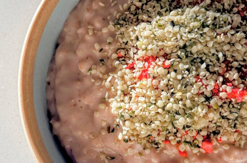 Strawberries & Cream Oatmeal | Easy Toddler Breakfast