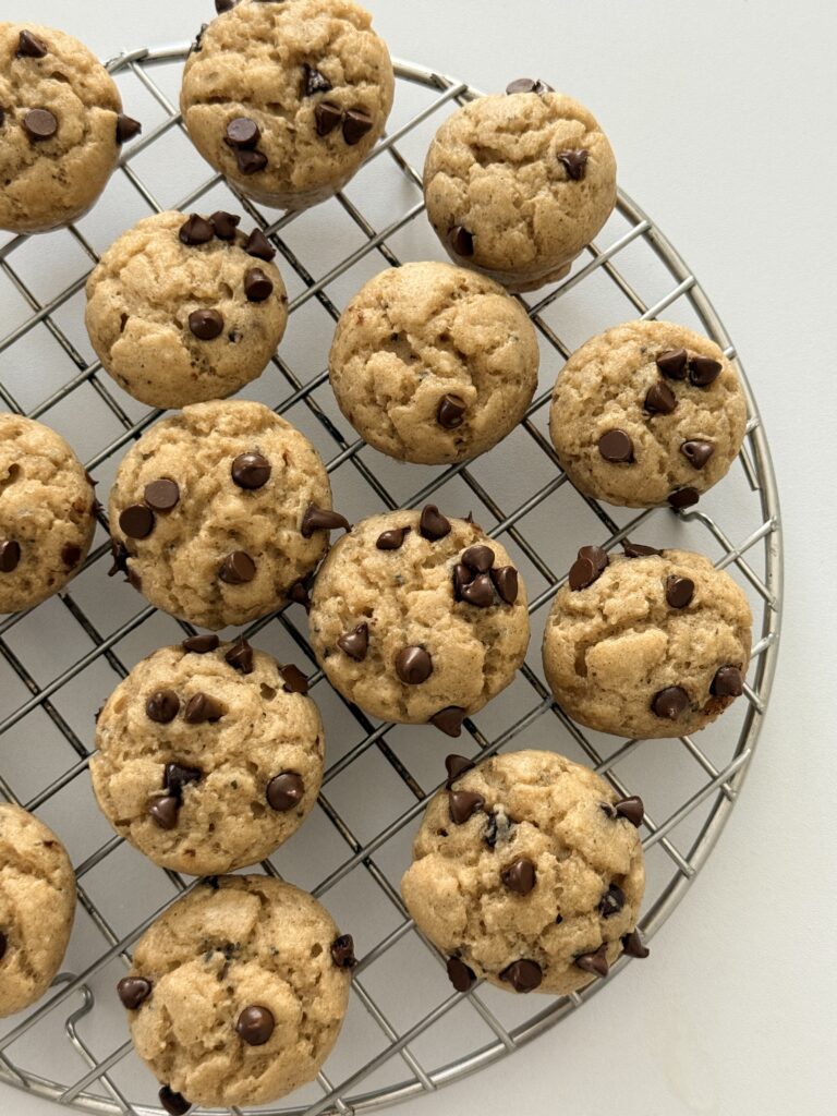Silken Tofu Chocolate Chip Muffins