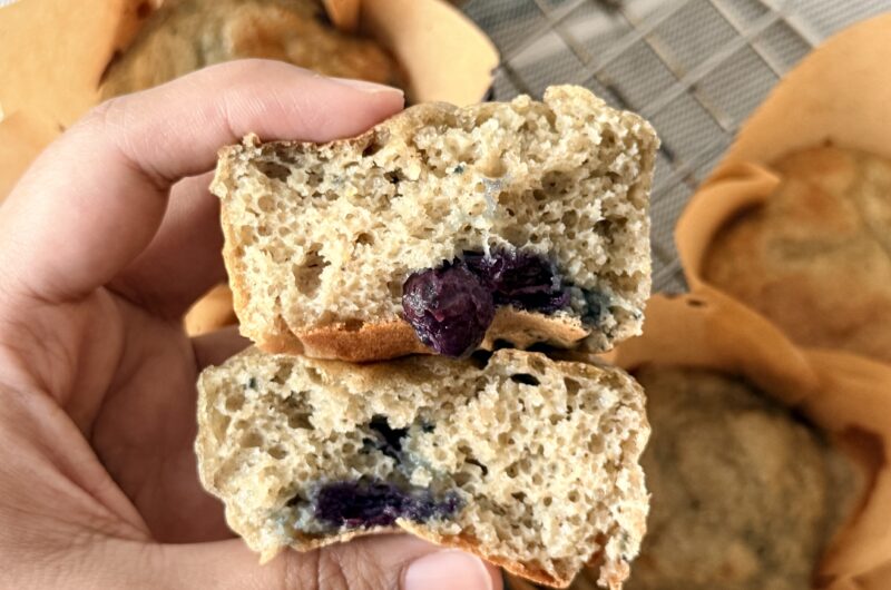 Blueberry Cottage Cheese Muffin