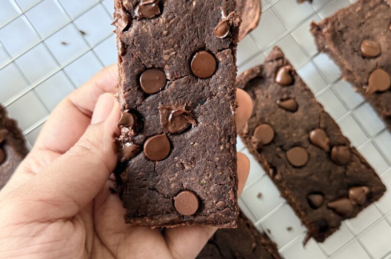 Black Bean Zucchini Brownie Bars
