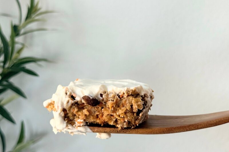 Egg-Free Carrot Cake Breakfast Cake | Easy & Toddler-Friendly