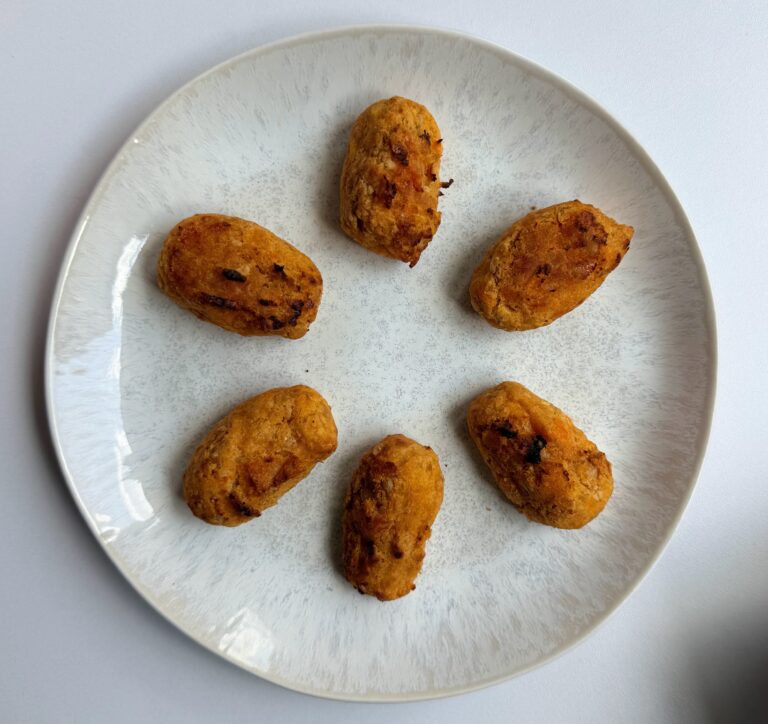 Egg-Free Sweet Potato Chickpea Tots | Toddler-Friendly