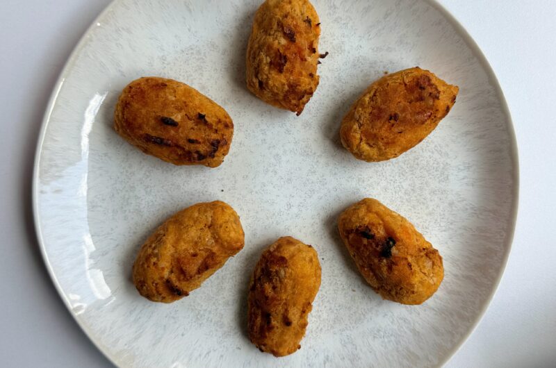Egg-Free Sweet Potato Chickpea Tots