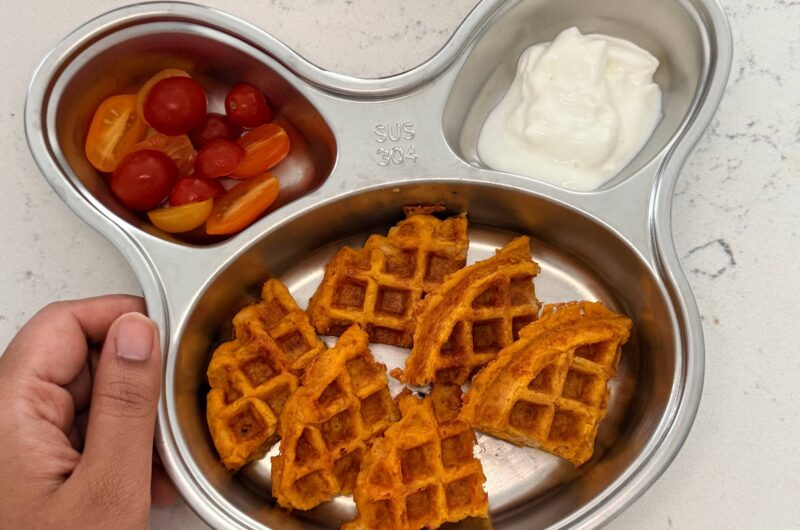 Pumpkin White Bean Waffles