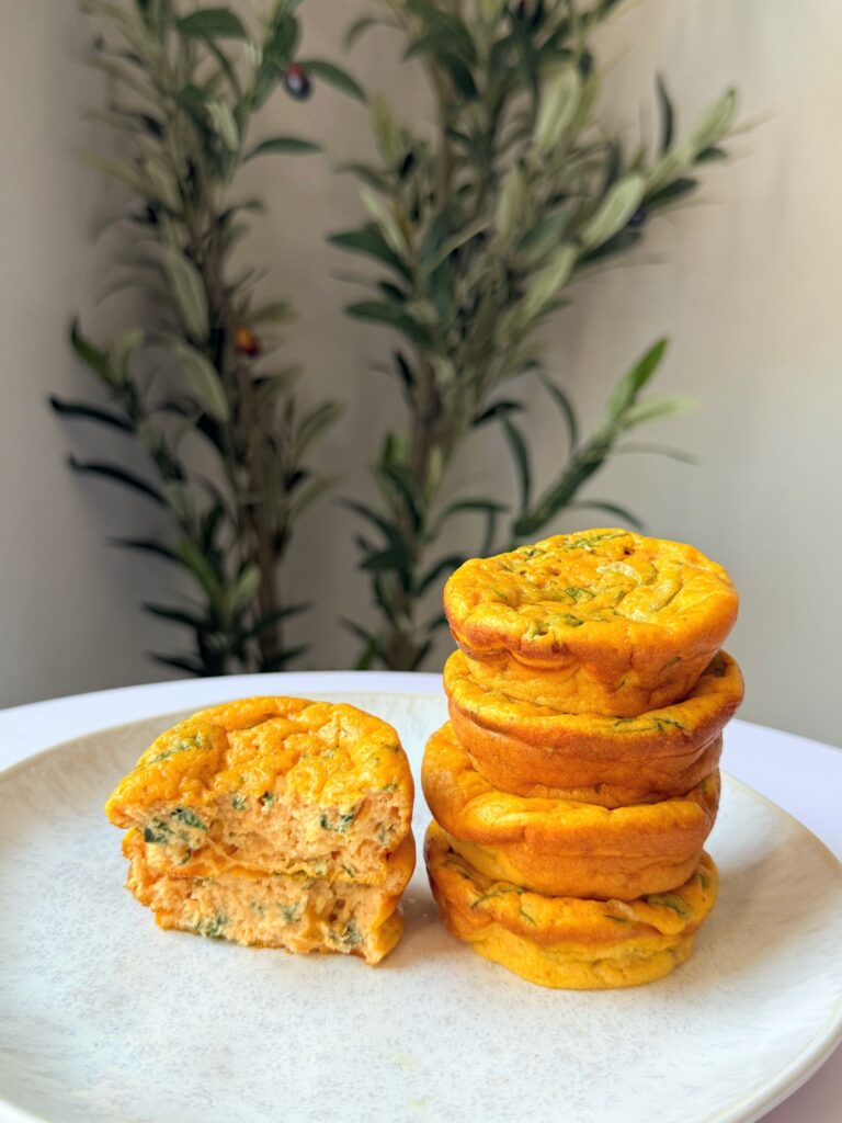 Pumpkin Cottage Cheese Breakfast Muffins | Easy & Toddler-Friendly